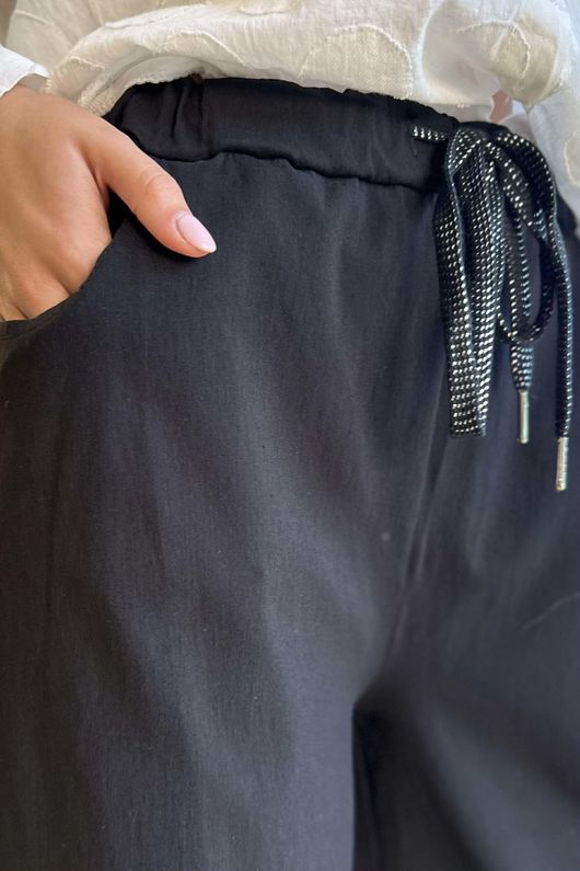 Luxury Raw Kick Magic Trouser Black